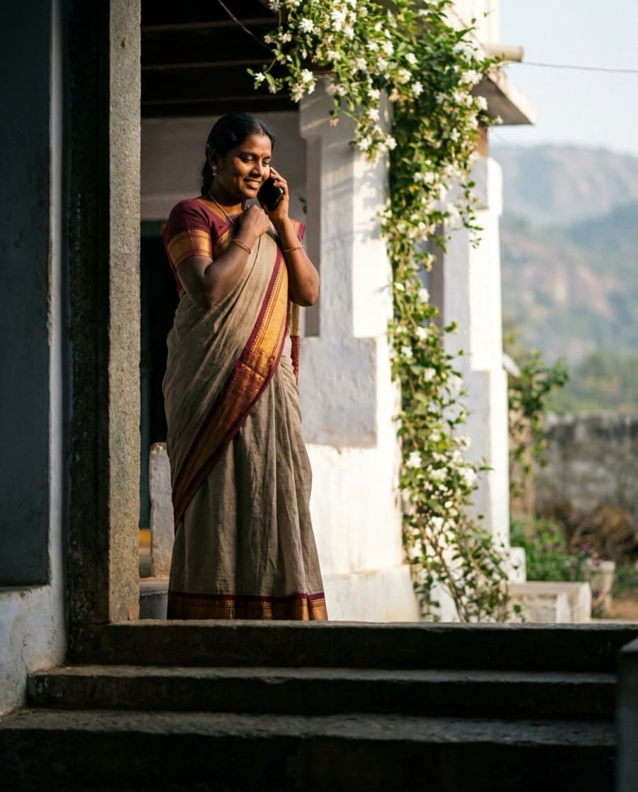 Kavitha, mid-call, Chittoor / Tirupati.