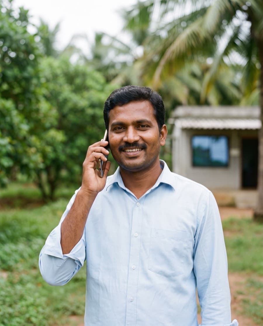 Mahesh, mid-call, North Andhra (Srikakulam).
