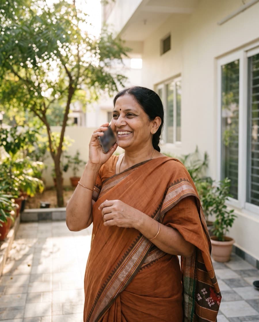 Lakshmi, mid-call, Telangana.