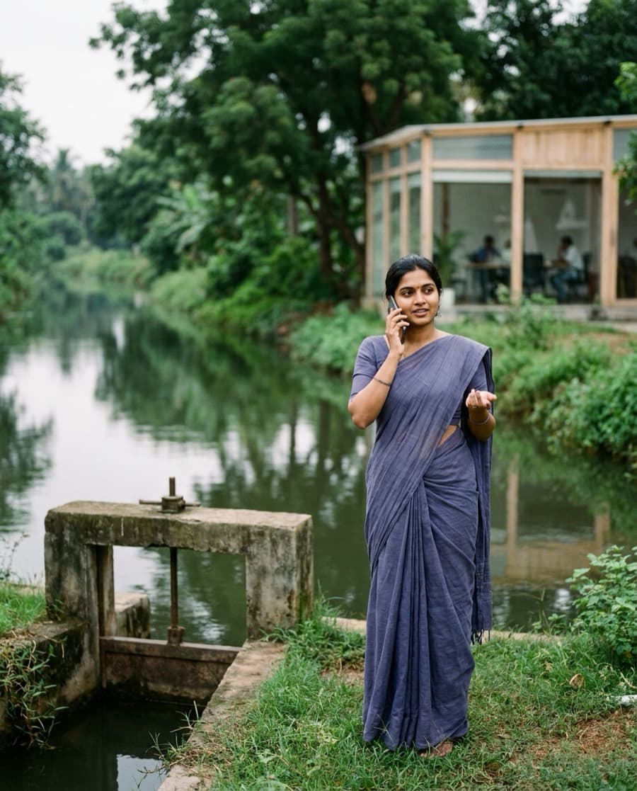 Sravani, mid-call, Hyderabad.