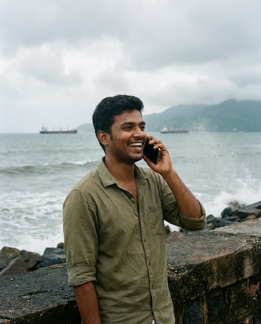 Naveen, mid-call, North Andhra (Vizag).